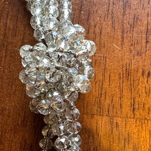 LOFT Silver Beaded Necklace